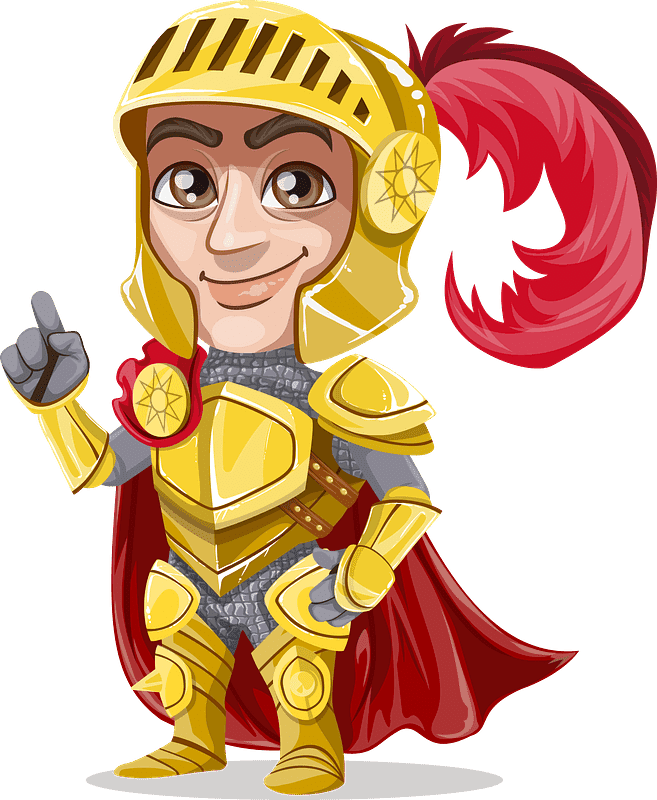 Knight clipart transparent background