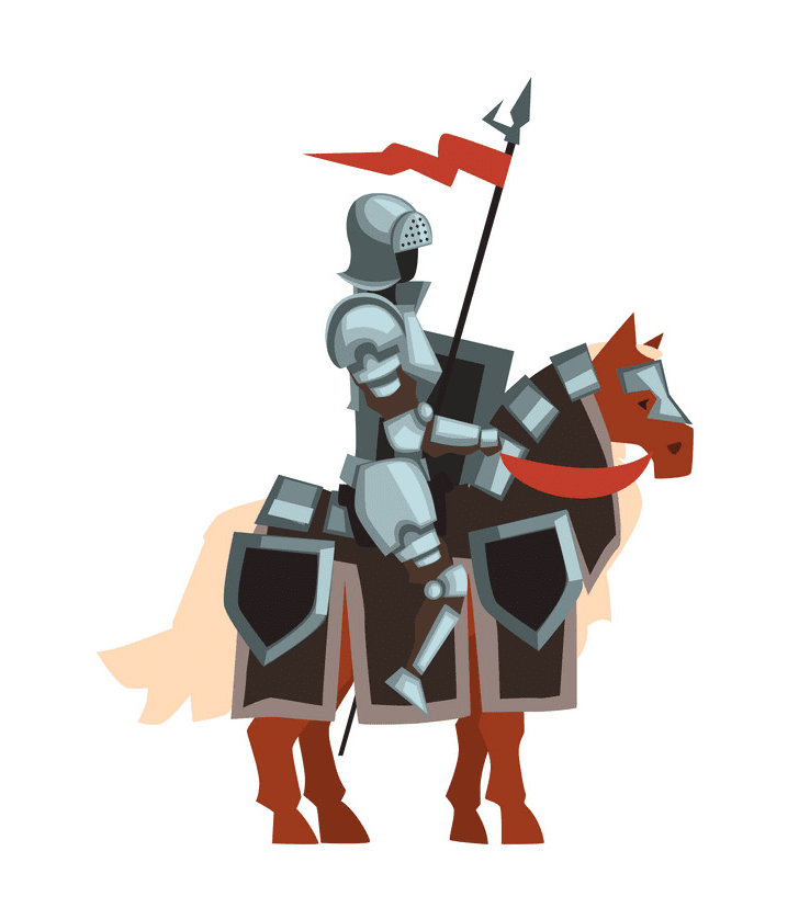 Knight on Horse clipart png download