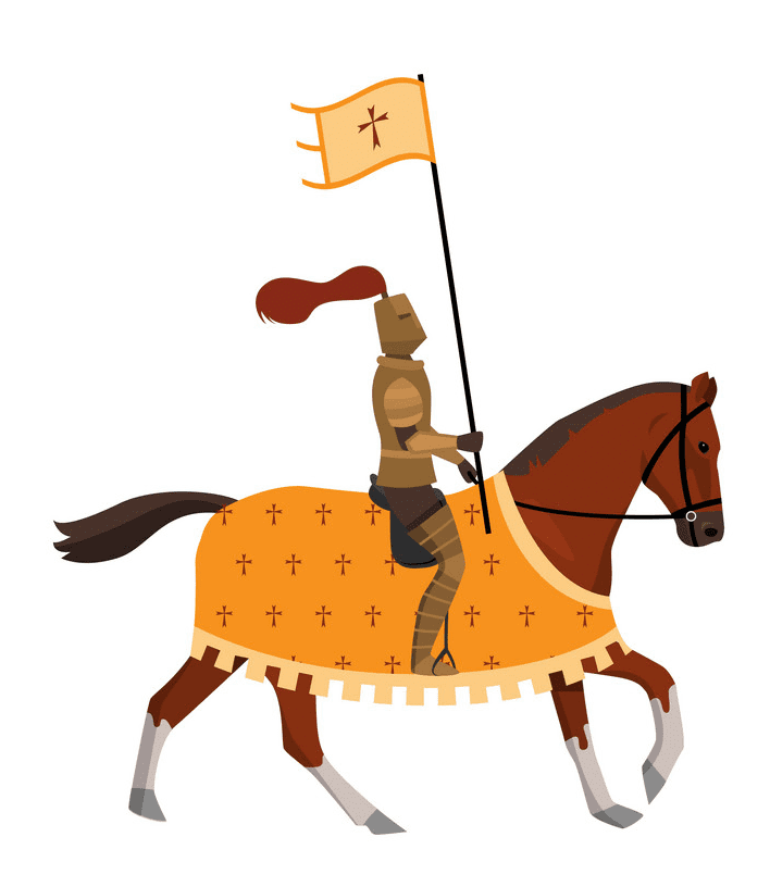 Knight on Horse clipart png image