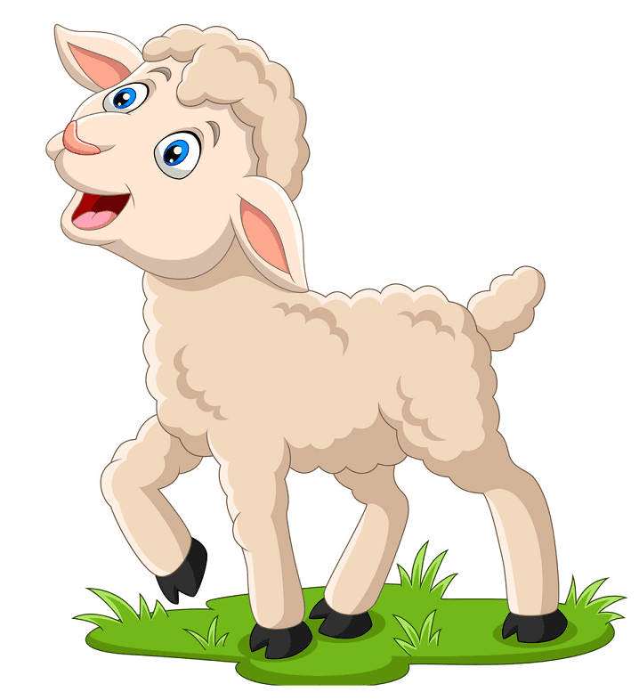 Lamb clipart for kids