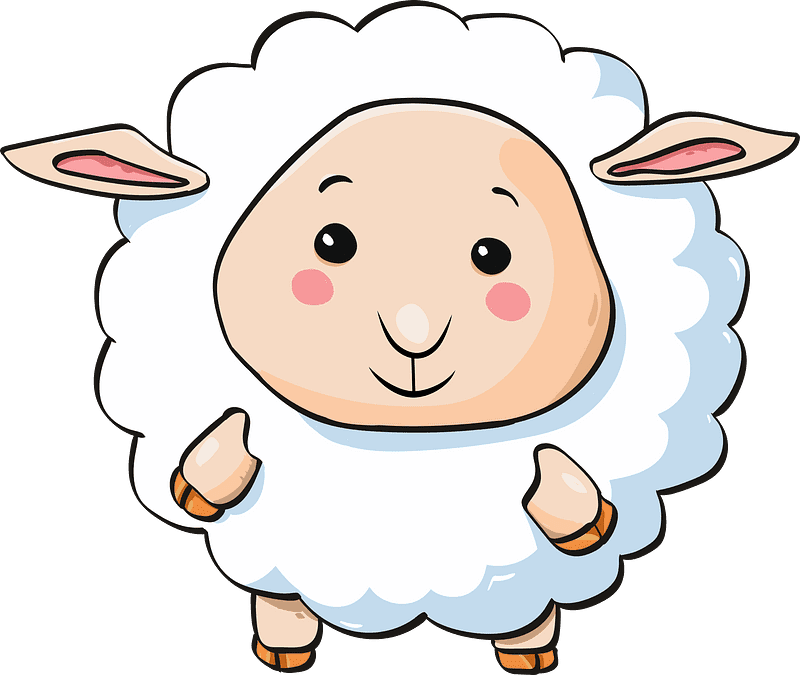 Lamb clipart transparent 12