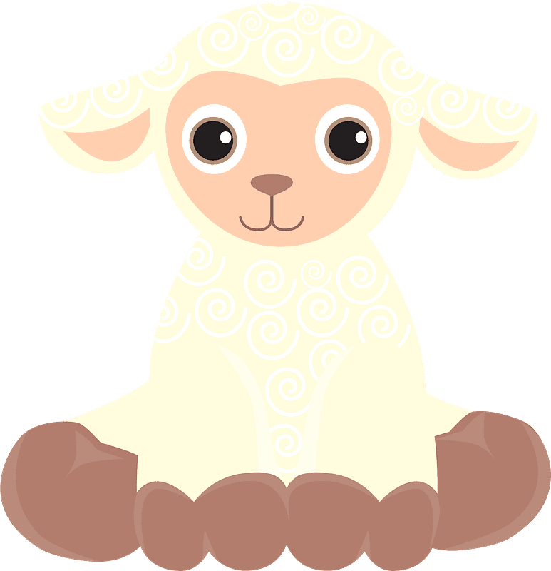 Lamb clipart transparent 8