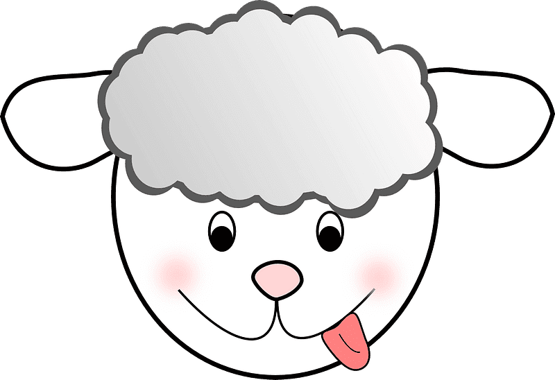 Lamb clipart transparent background 2