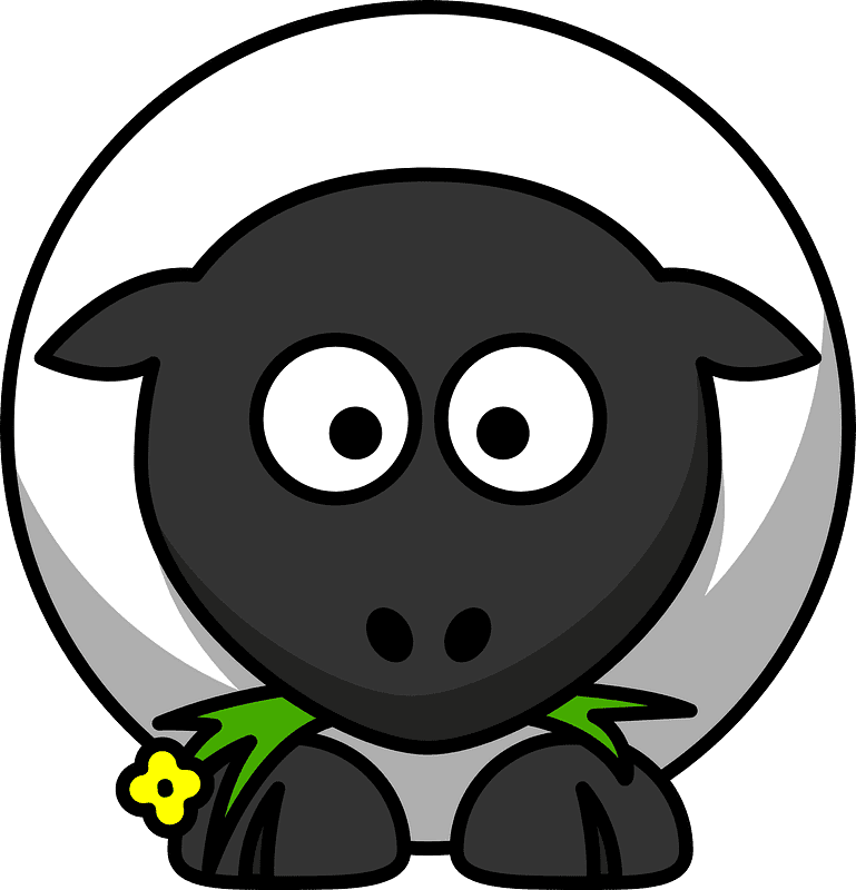 Lamb clipart transparent background 3