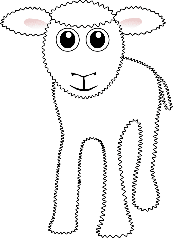 Lamb clipart transparent background 6