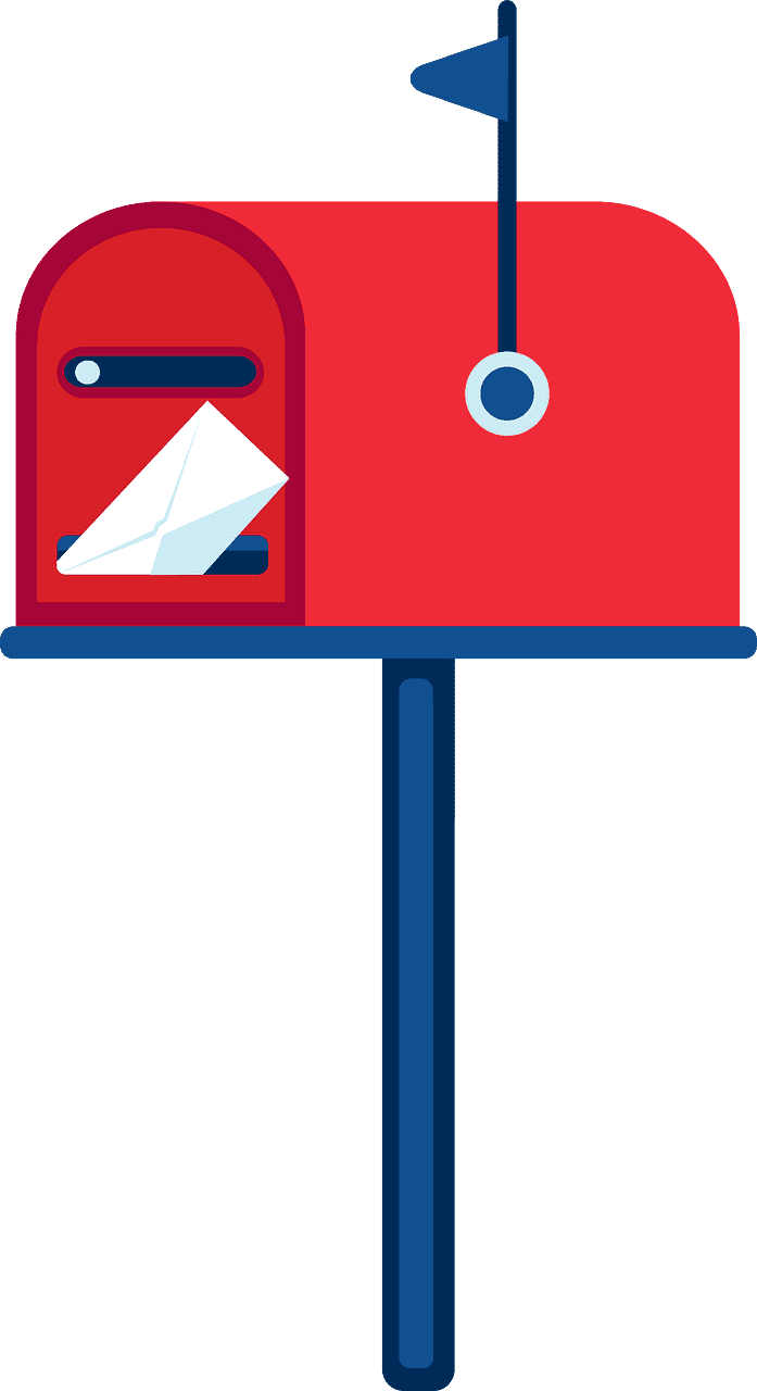 Mailbox clipart transparent for kid
