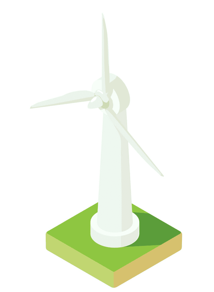 Modern Windmill clipart free