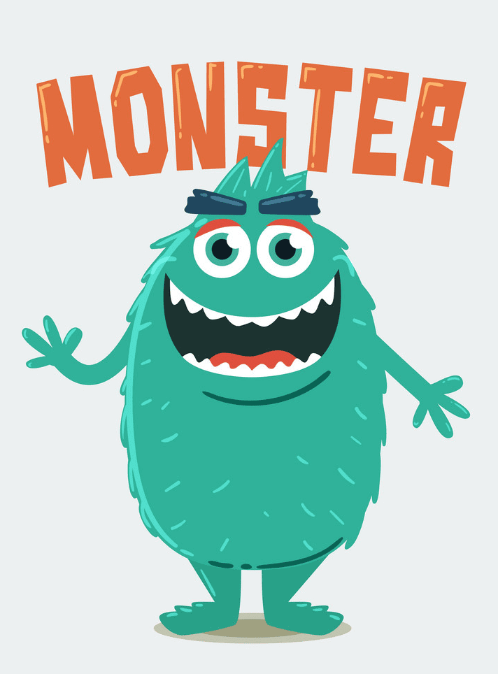 Monster clipart free picture