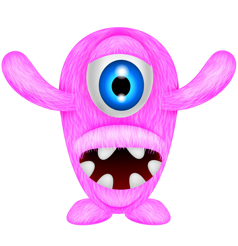 Monster clipart png 9