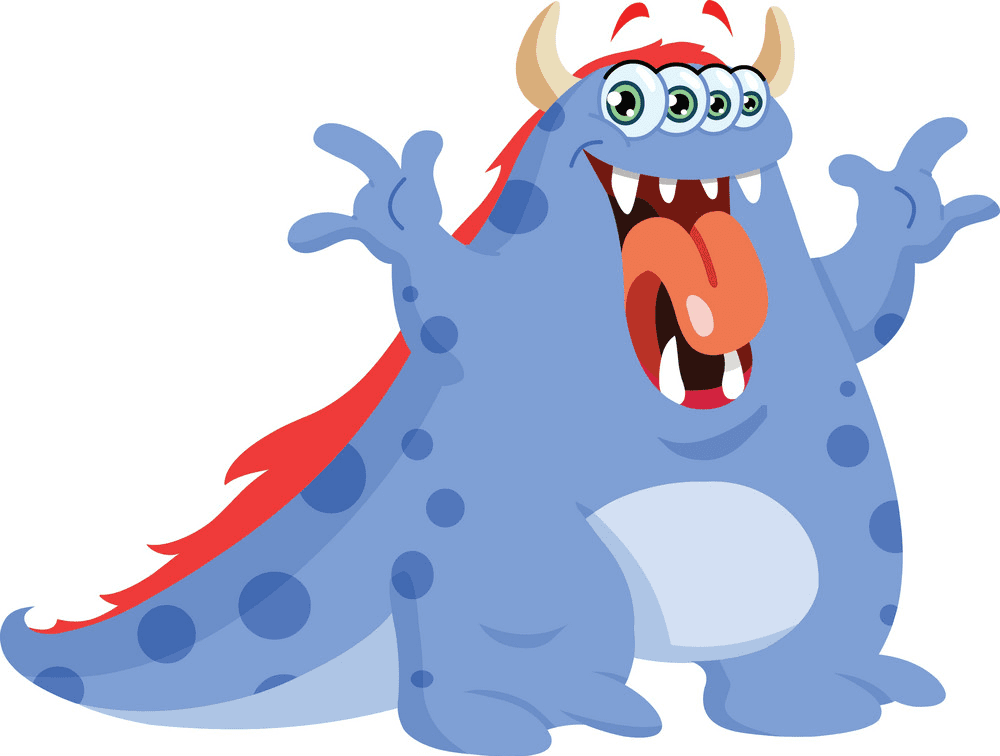 Monster clipart png image