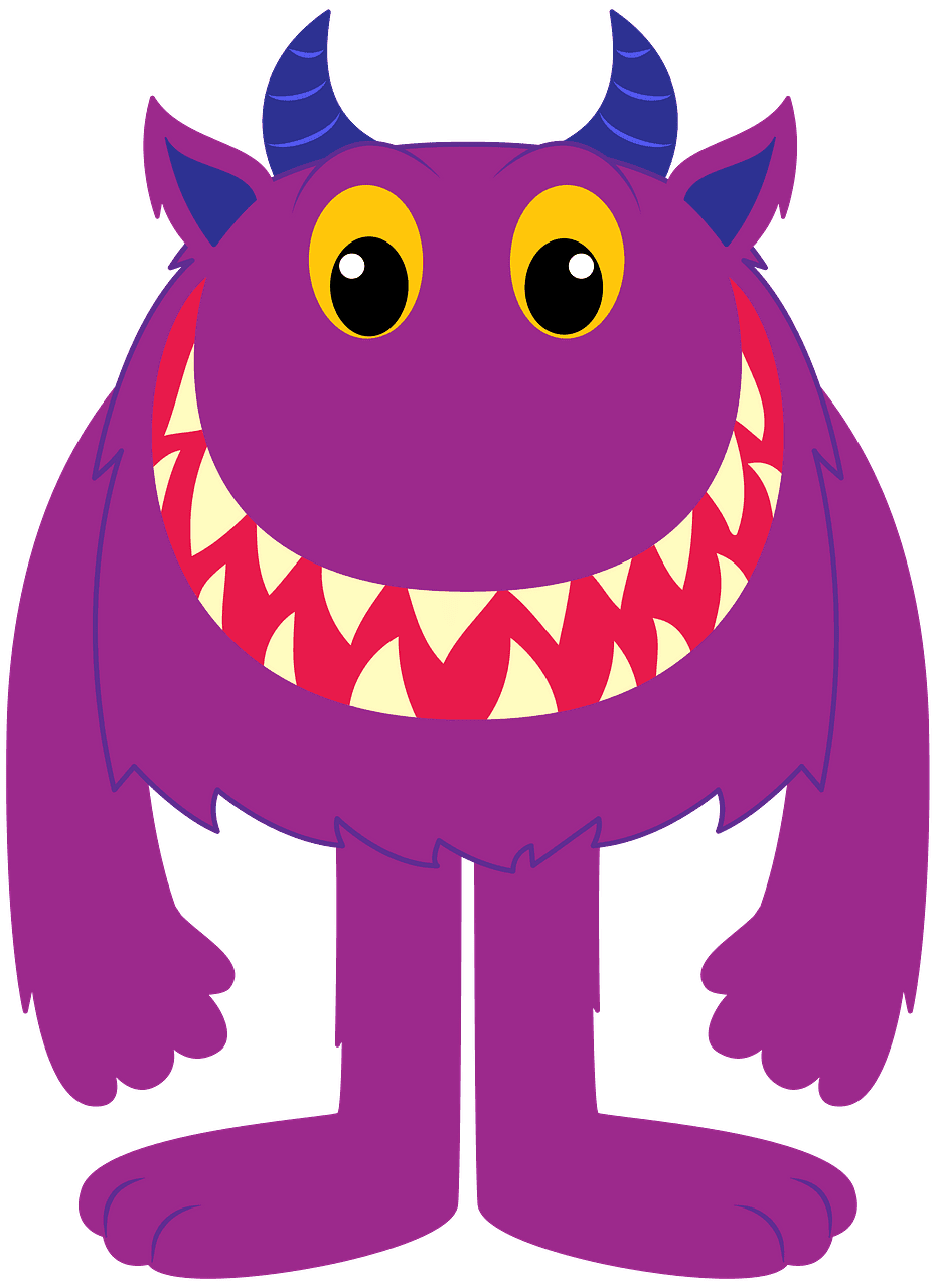 Monster clipart transparent for free