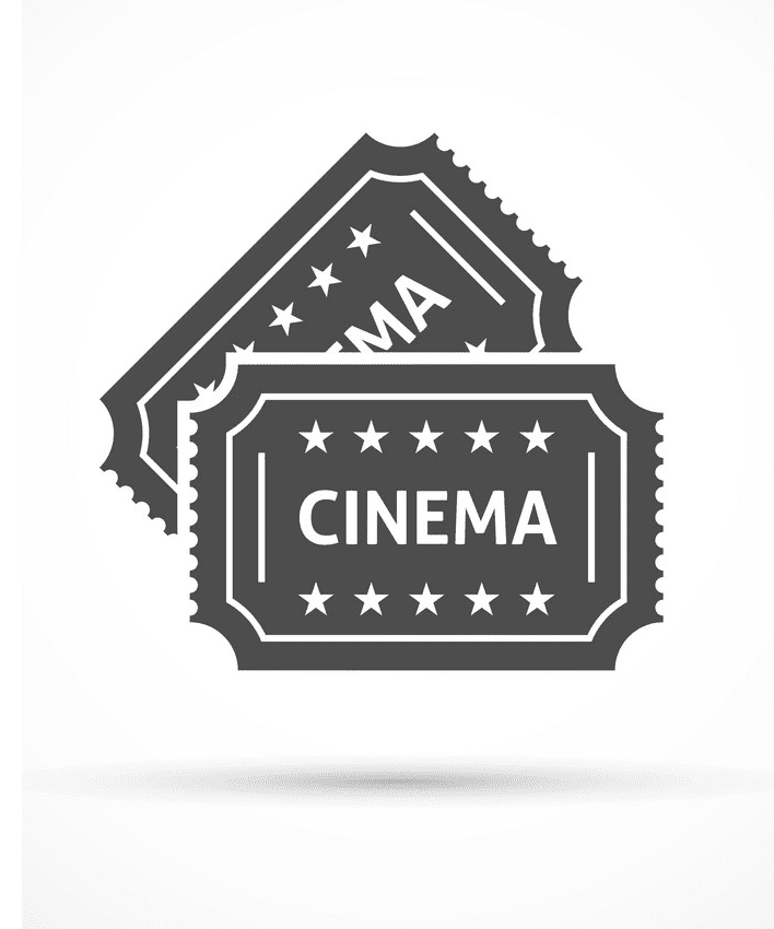 Movie Ticket clipart for kid