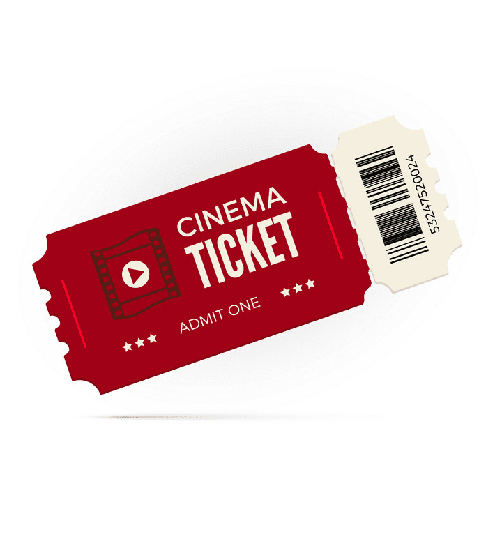 Movie Ticket clipart free