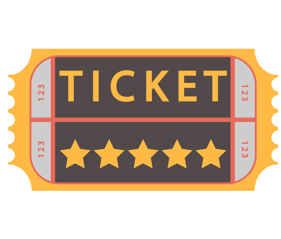 Movie Ticket clipart images
