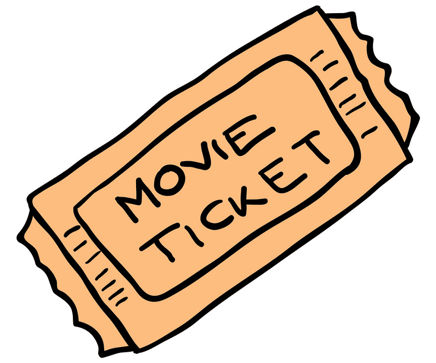 Movie Ticket clipart