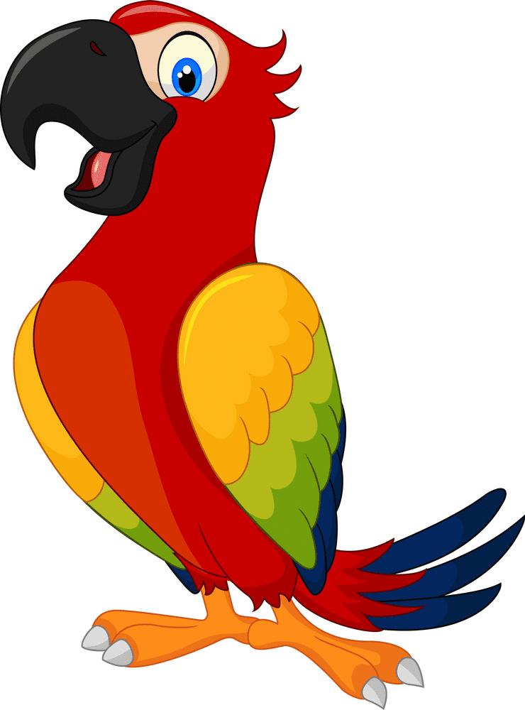 Parrot clipart free