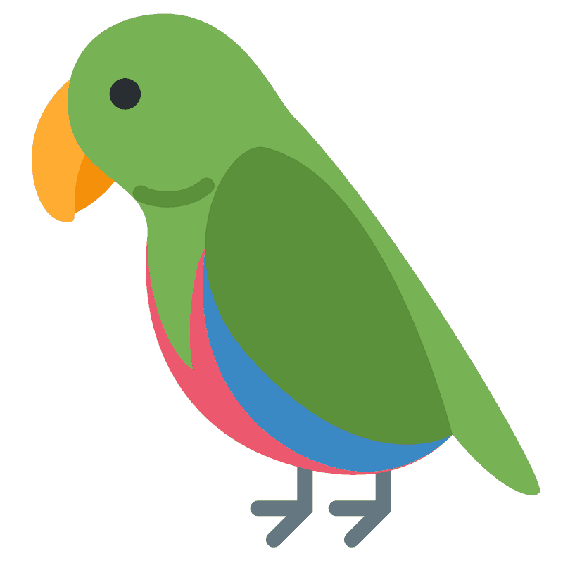 Parrot clipart transparent background 1