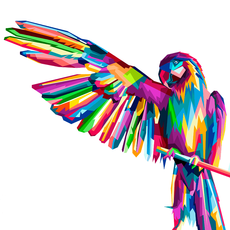 Parrot clipart transparent for free