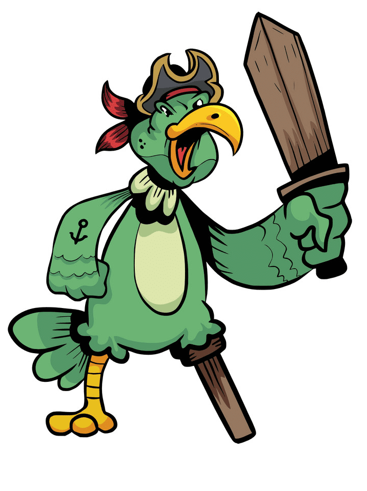 Pirate Parrot clipart download