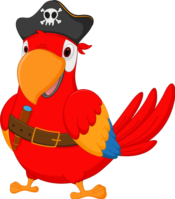 Pirate Parrot clipart images