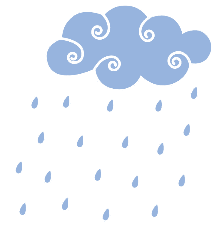 Rain clipart png for kid