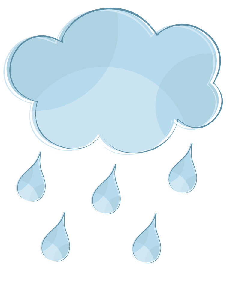 Rain clipart png for kids