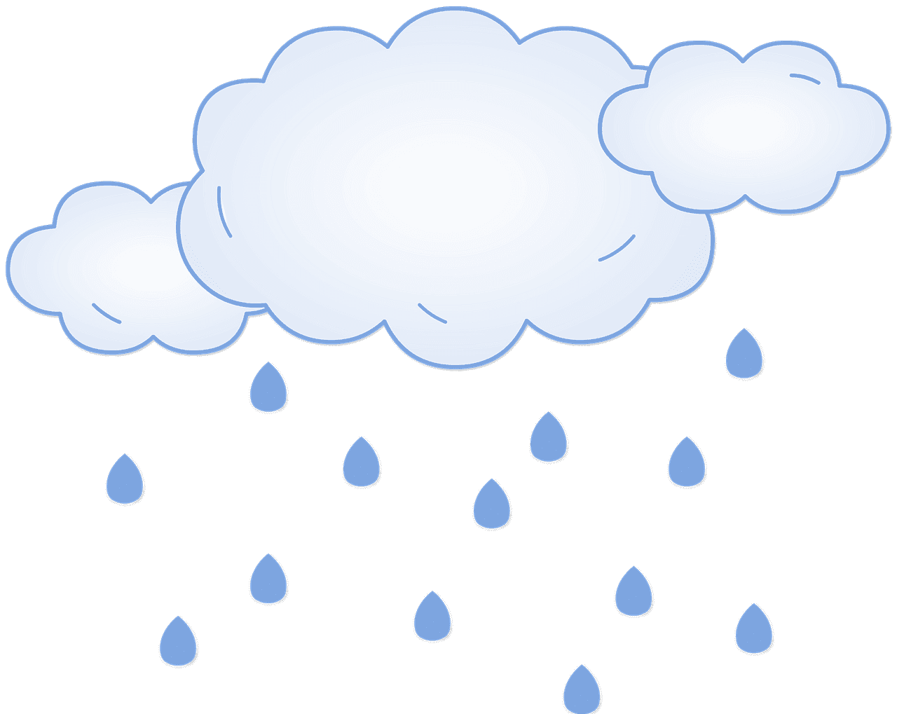 Rain clipart transparent free