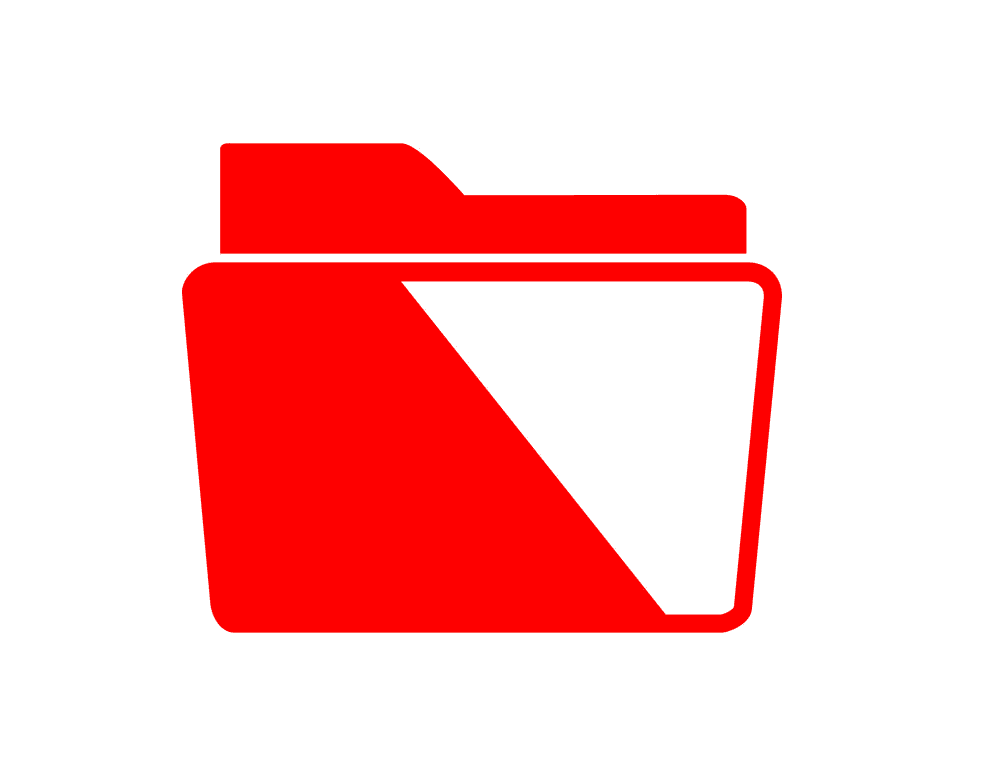 Red Folder clipart png