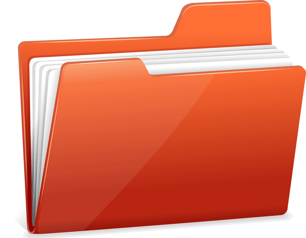 Red Folder clipart