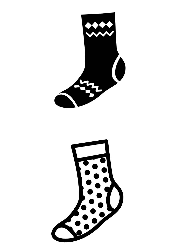 Socks clipart 1