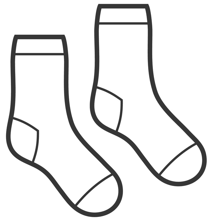 Socks clipart 3