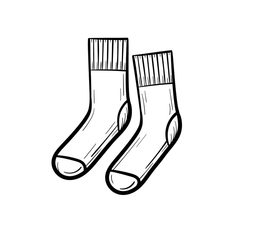 Socks clipart free image