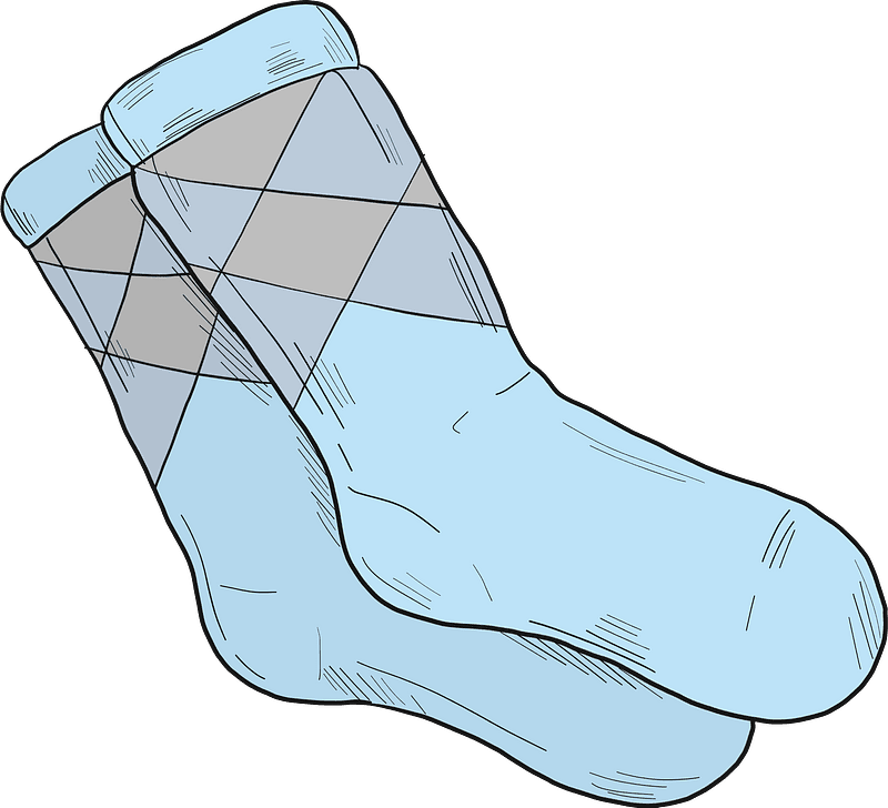 Socks clipart transparent 12