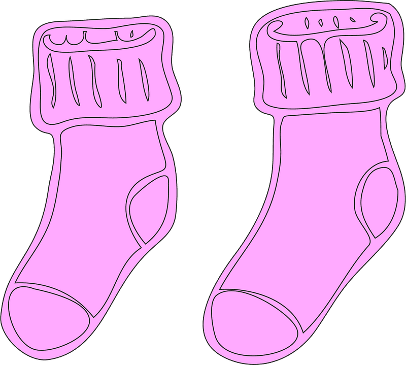 Socks clipart transparent 7