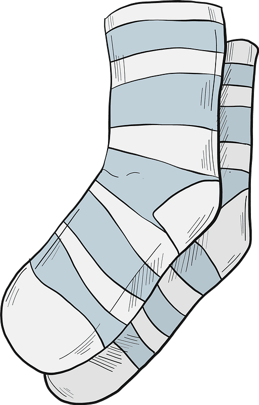 Socks clipart transparent background 1