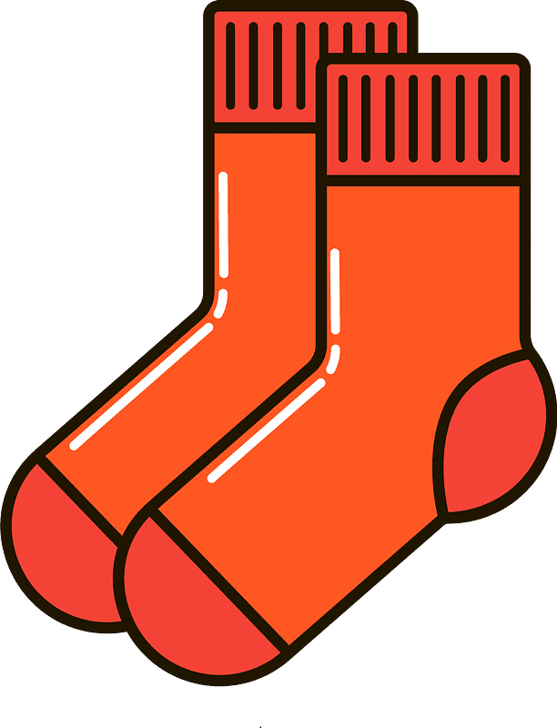 Socks clipart transparent for free