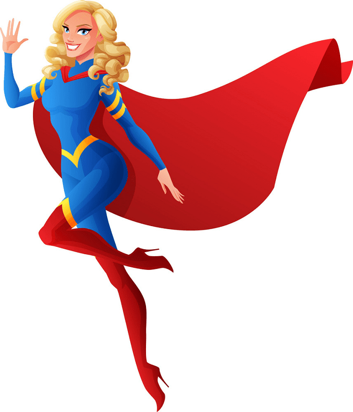 Superhero Girl clipart download