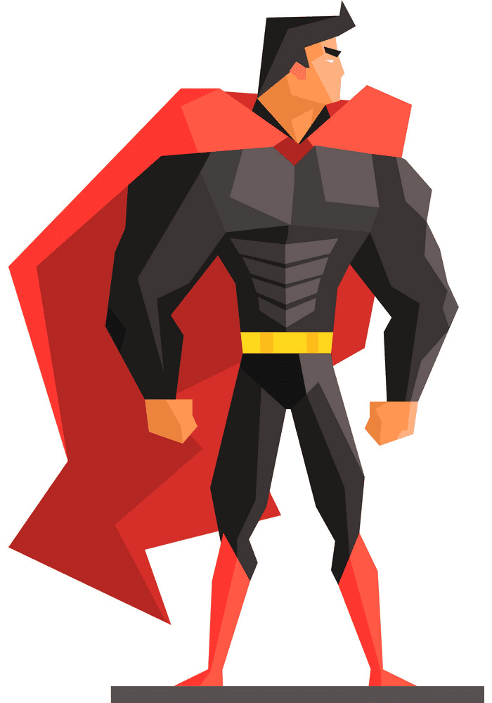 Superhero clipart 1