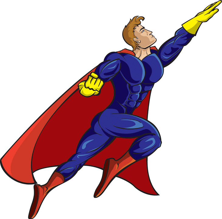 Superhero clipart 10