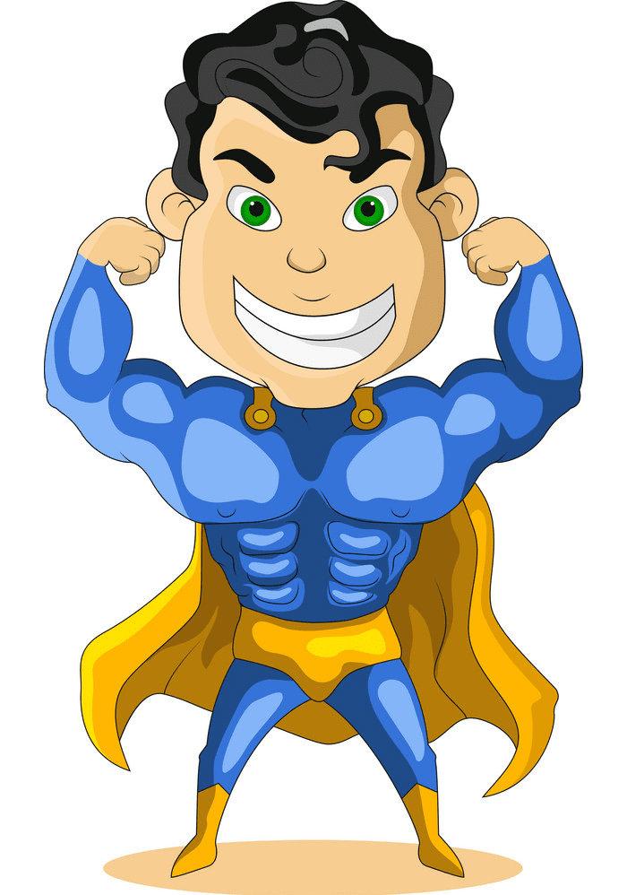 Superhero clipart 3