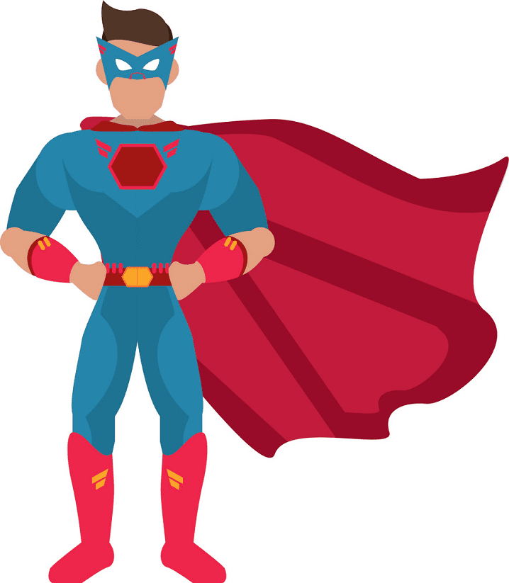 Superhero clipart 7