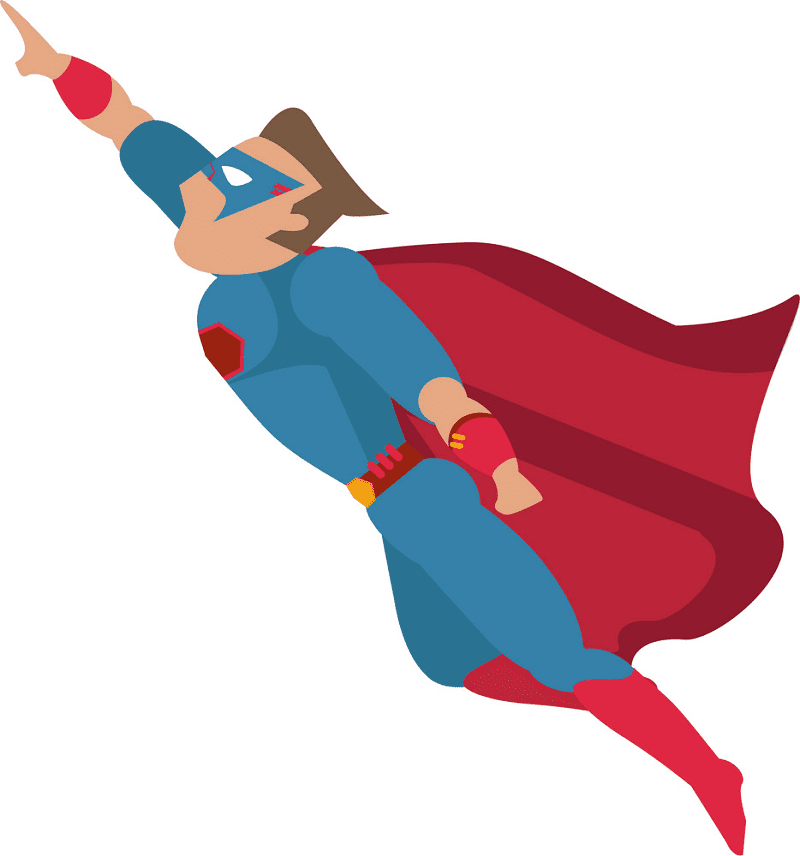 Superhero clipart 8