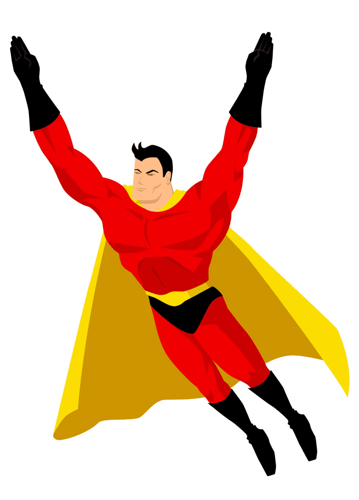 Superhero clipart for free