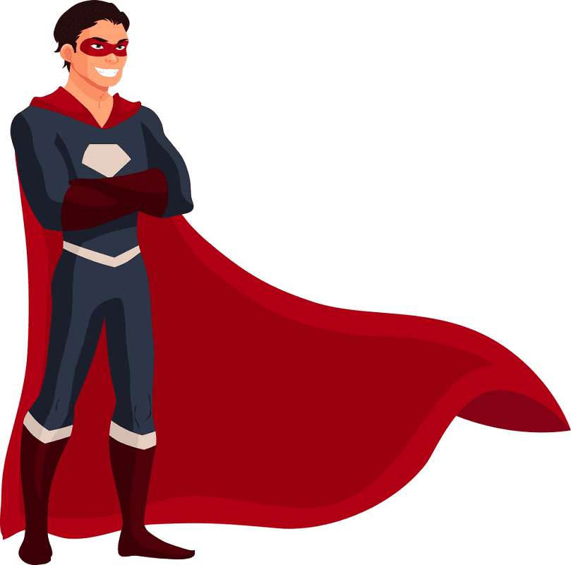 Superhero clipart for kids