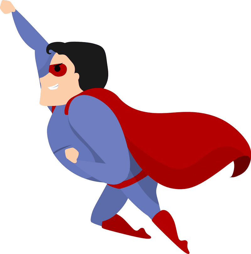 Superhero clipart free 1