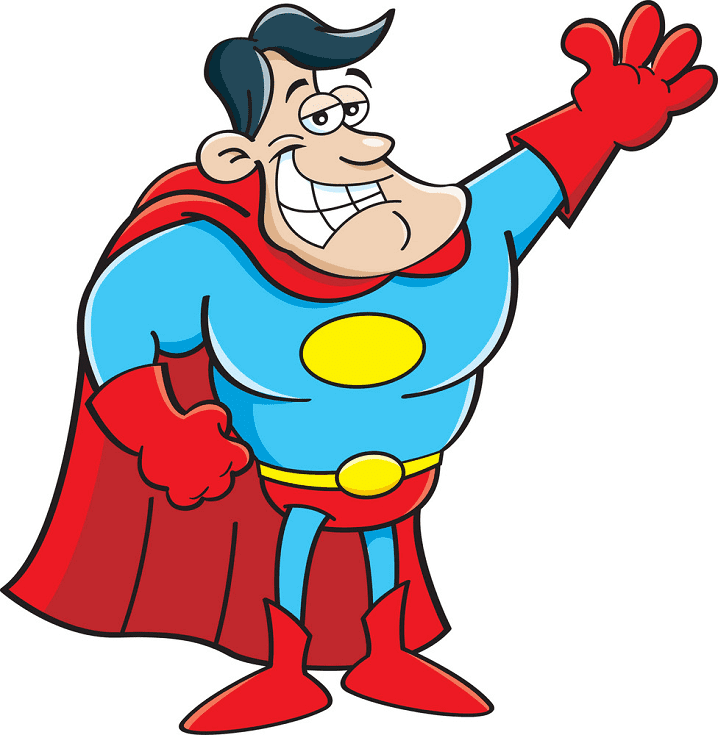 Superhero clipart free 10