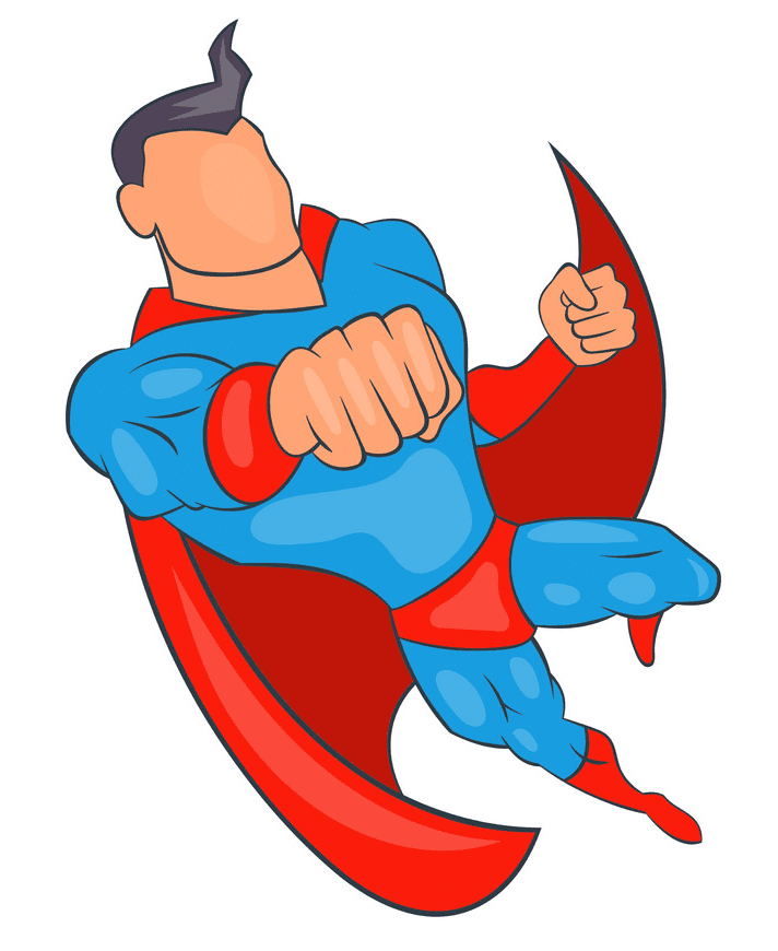 Superhero clipart free 2