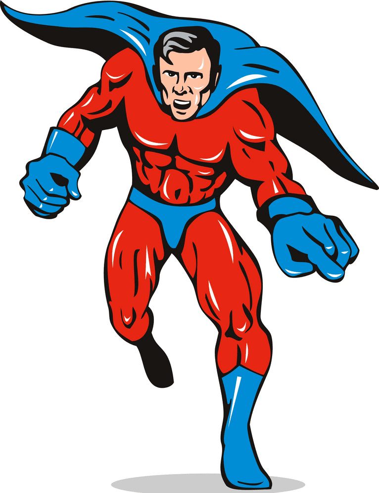 Superhero clipart free 3