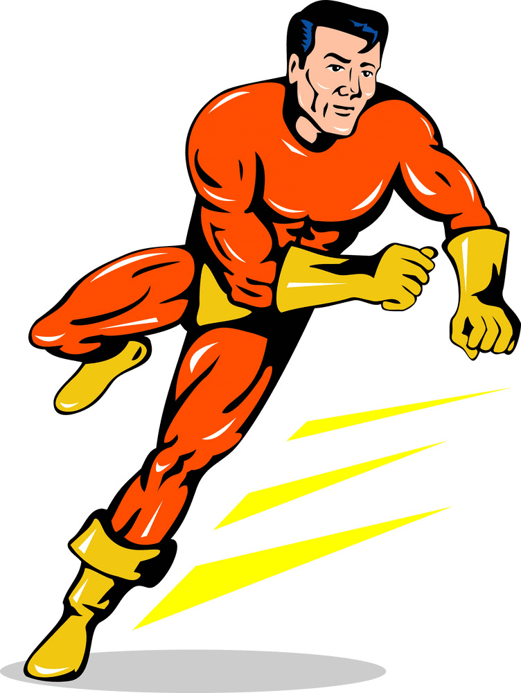 Superhero clipart free 4