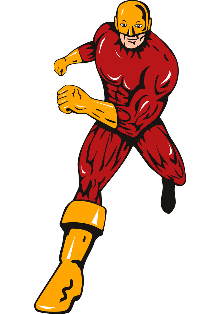 Superhero clipart free 8